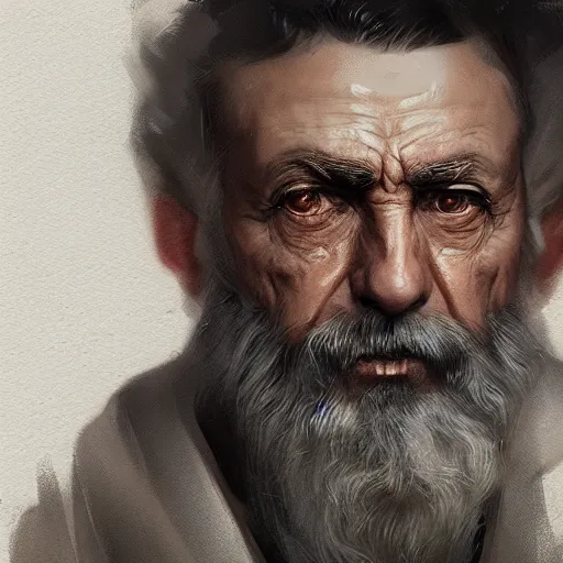 Prompt: a well designed portrait of Koksal Baba , detailed, realistic, sketch style, Artstation,Greg Rutkowski, 8K resolution.