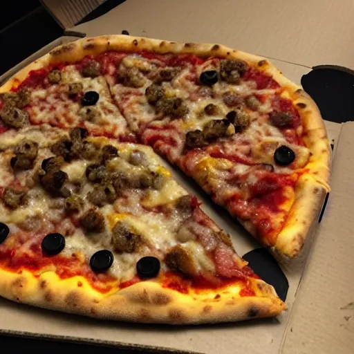 Image similar to fuzzy pizza