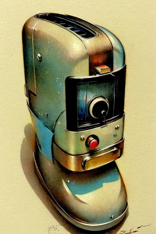 Prompt: ( ( ( ( ( 1 9 5 0 s retro future art deco toaster design. muted colors. ) ) ) ) ) by jean - baptiste monge!!!!!!!!!!!!!!!!!!!!!!!!!!!!!!