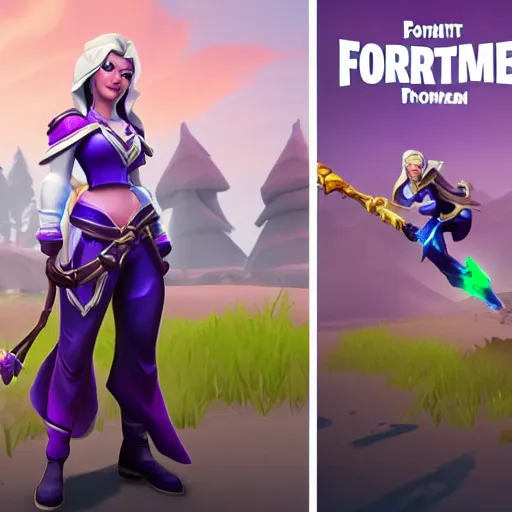 Image similar to jaina proudmoore in fortnite