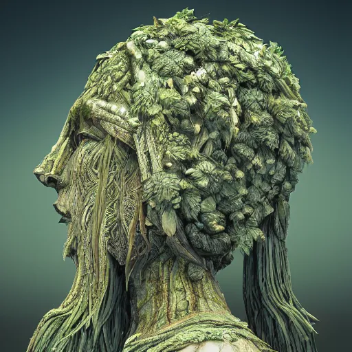 Prompt: godess of trees, octane render, 4 k, intricate, detailed