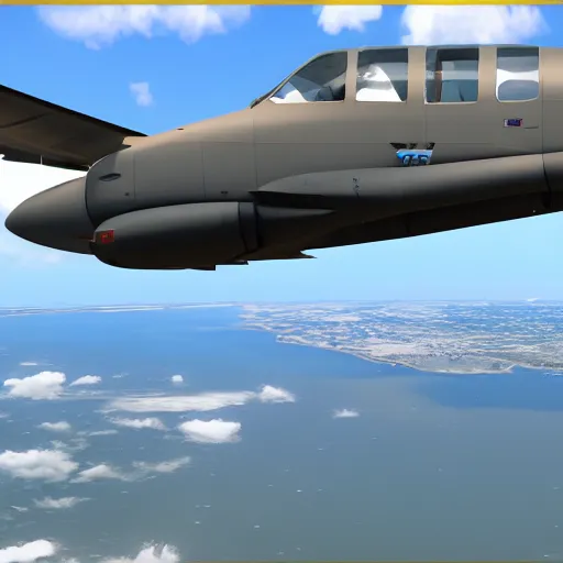 Prompt: screenshot of game microsoft flight simulator, 8K, cinematic lighting