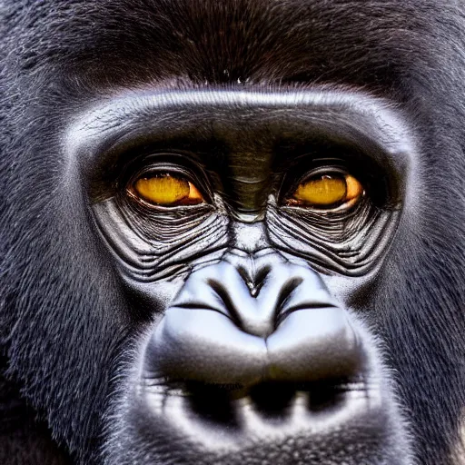 Prompt: delicious gorilla eyes , 8k , mega high quality , professional food photography , award winning photo , foodporn