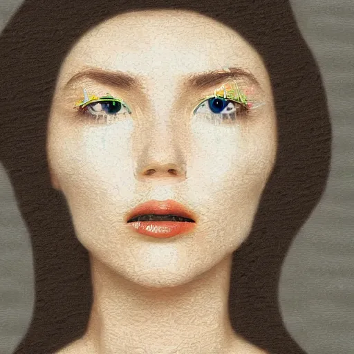 Image similar to the sort of art that ai thinks would look really beautiful to a human, but actually makes people quite uncomfortable.