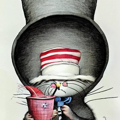 Image similar to Cat in the Hat, by Stephen Gammell