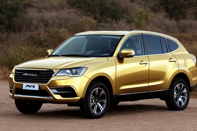 Prompt: haval f 7, gold gold gold gold