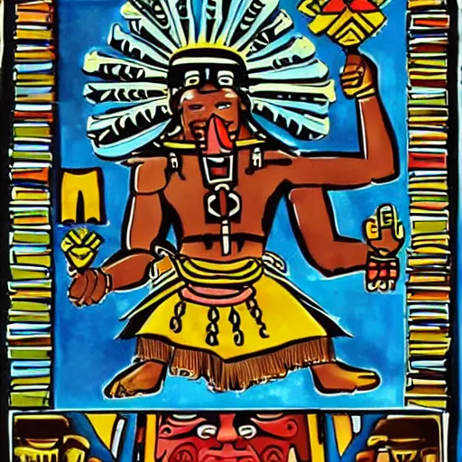Prompt: aztec sacrifice