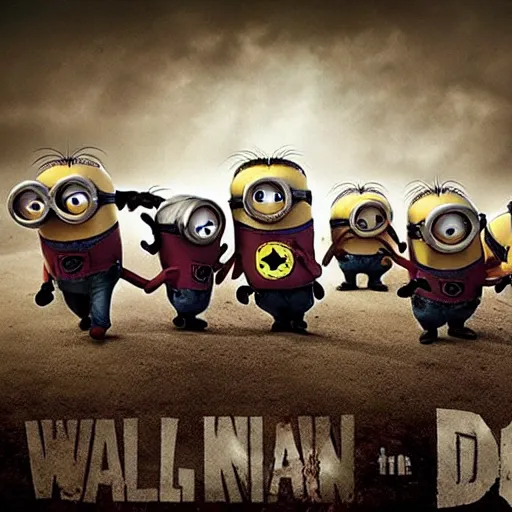 Image similar to minions in the Walking Dead