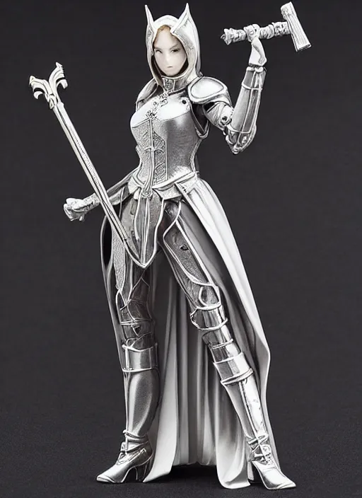 Image similar to 80mm, resin detailed model figure of Alchemy Imperial Princess knight gothic silver