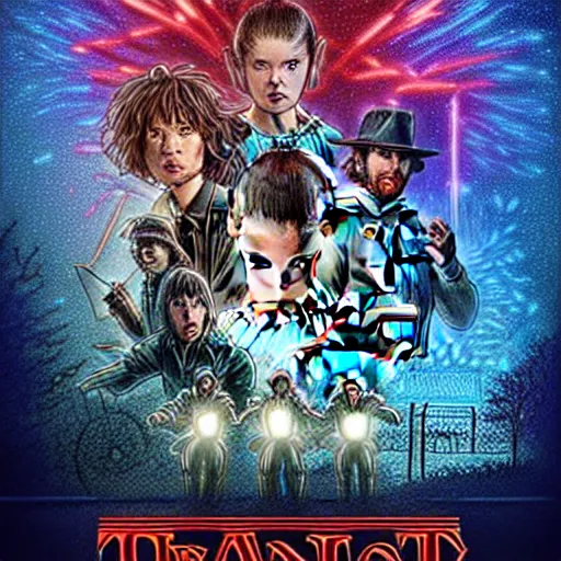 Image similar to A beautiful digital art of a creature that is neither man, nor beast. Stranger Things by Pieter Nason hideous, Trending on artstation