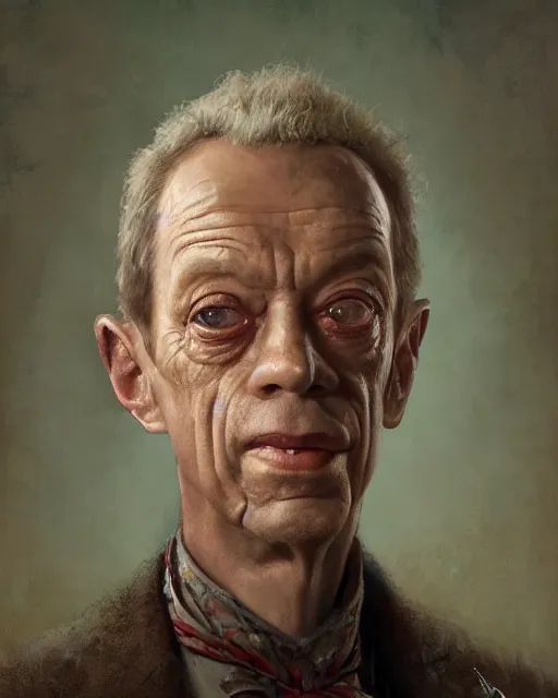 Image similar to portrait of don knotts from incredible mr limpet, character portrait, ultra realistic, concept art, intricate details, highly detailed by greg rutkowski, gaston bussiere, craig mullins, simon bisley