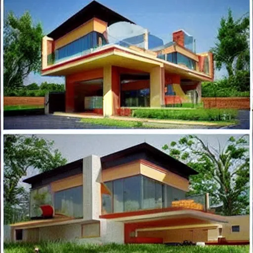 Image similar to a verry cool house