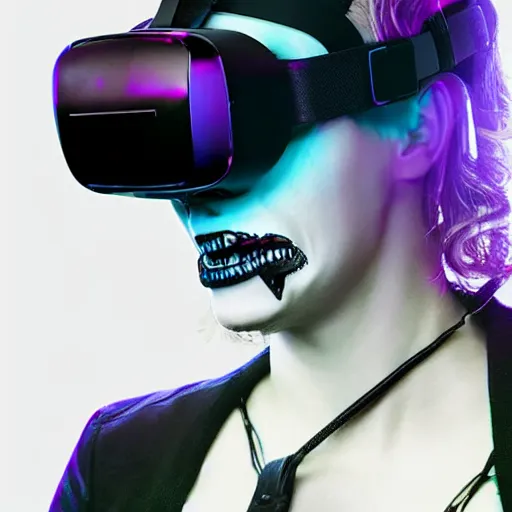 Image similar to a skull with a vr headset in a cyberpunk aesthetic, 4 k, with the exact word pixel written on the headset