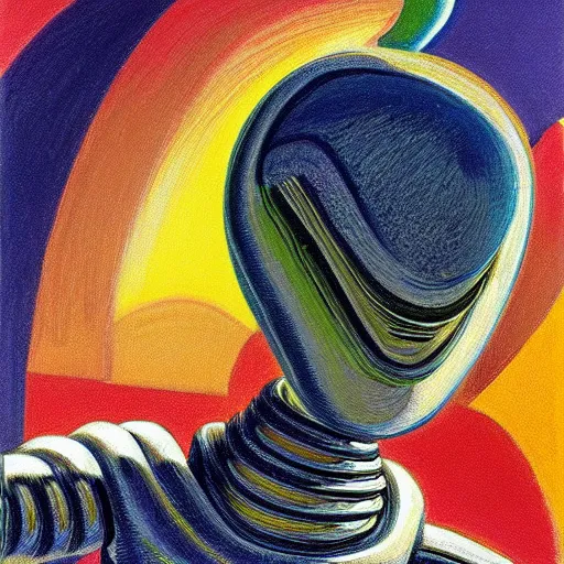 Image similar to alien by wayne thiebaud