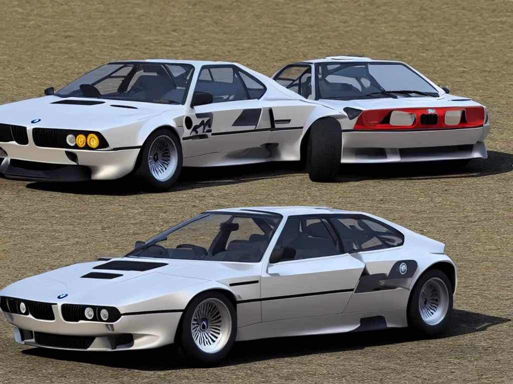 Prompt: “BMW M1 if it were made in 2010, 8k, ultra realistic”