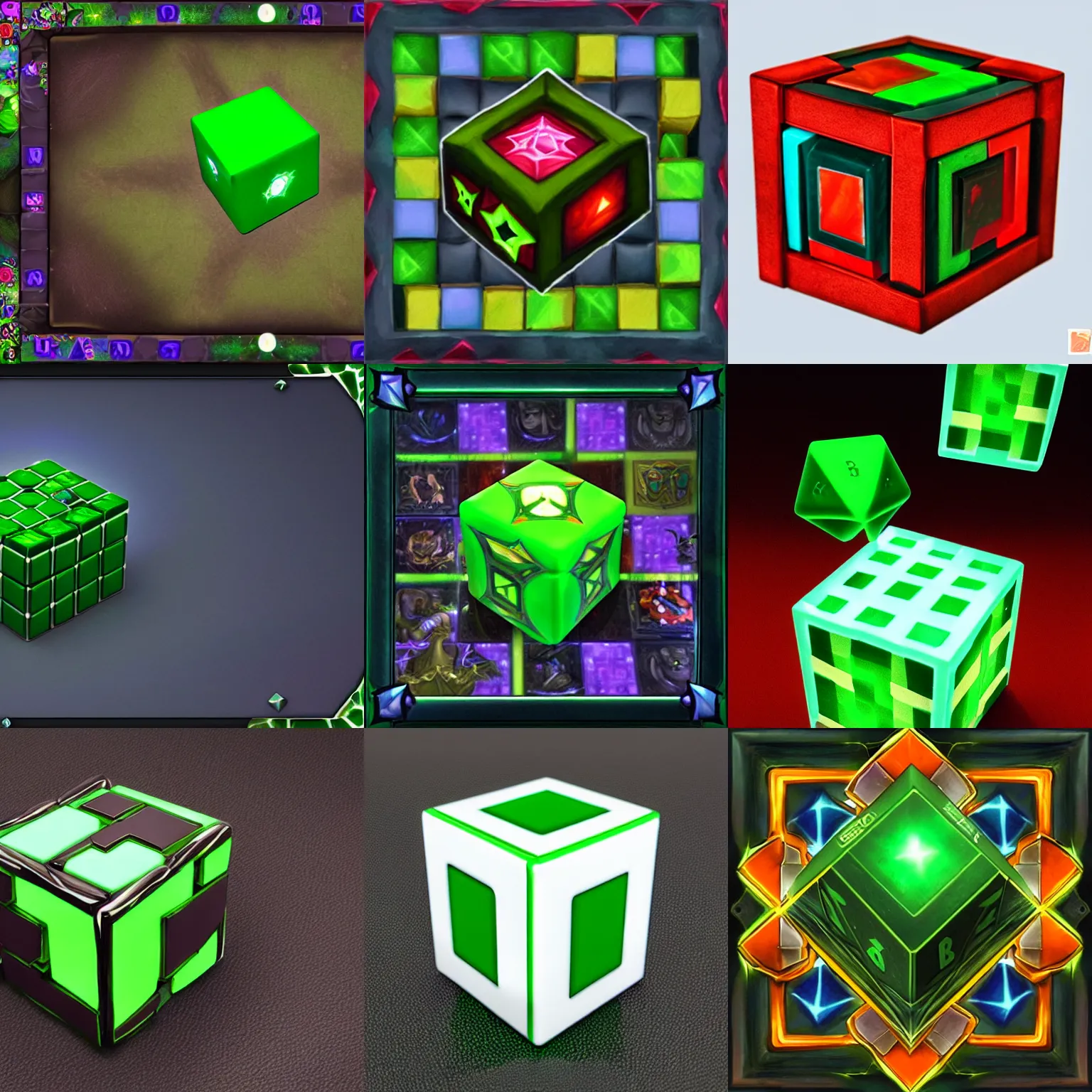 Prompt: a rubick's cube with a twist