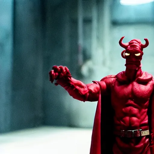 Image similar to twizzler hellboy, movie still