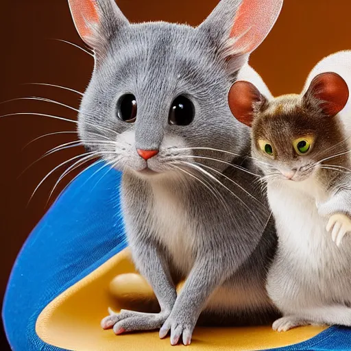 Prompt: “Tom and Jerry in real life, photography, 8k resolution, Ultra HD”