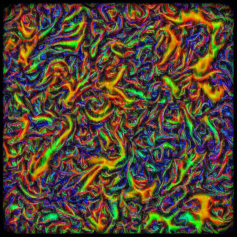 Image similar to “image generated by Google Deepdream”