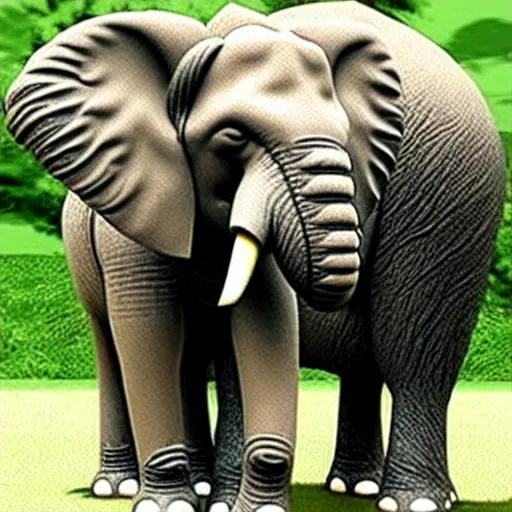 Image similar to elephant and t - rex!!!!!!!!! hybrid!!!!!!!!!