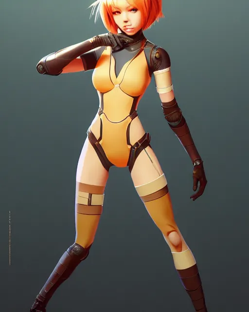 Prompt: full body shot of a beautiful lilu dallas, the fifth element concept art by saruei and guweiz and ilya kuvshinov, digital art, highly detailed, intricate, sharp focus, trending on artstation hq, deviantart, pinterest, unreal engine 5, 4 k uhd image