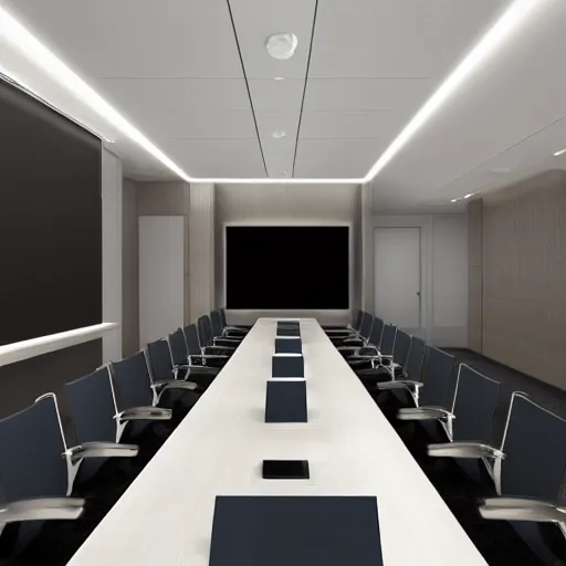 Image similar to corporate conference room interior concept design high quality ultra realistic 8 k