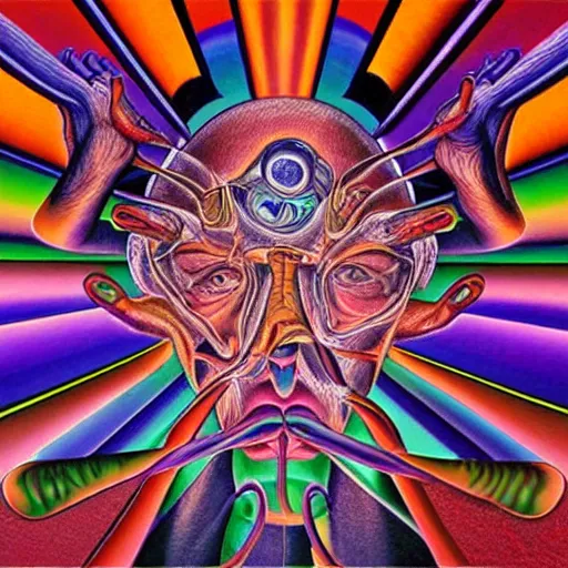 Image similar to Tool Album Art, Alex Grey