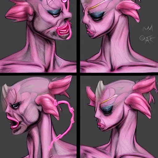 Prompt: man in the process of morphing into Pinkie Pie from My Little Pony, man turning into pony, trending on artstation, painful expression, anatomically accurate, coherent body, high contrast,