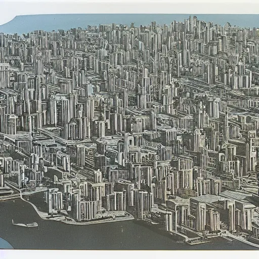 Image similar to city from 1 9 8 4 orwell, photo, detailed