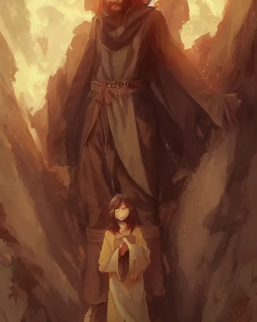 Image similar to an anime portrait of jesus christ as an elf, by stanley artgerm lau, wlop, rossdraws, james jean, andrei riabovitchev, marc simonetti, and sakimichan, trending on artstation