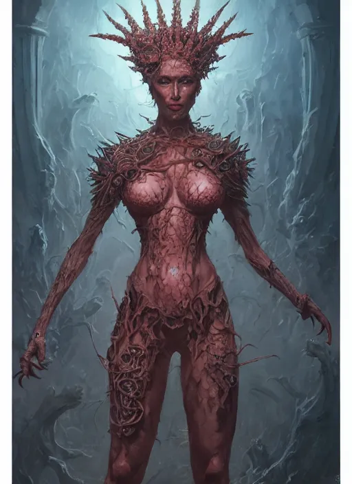 Image similar to a detailed full body portrait of the queen of blades, by dorian cleavenger, greg rutkowski, wlop, astri lohne, zdzisław beksinski trending on artstation