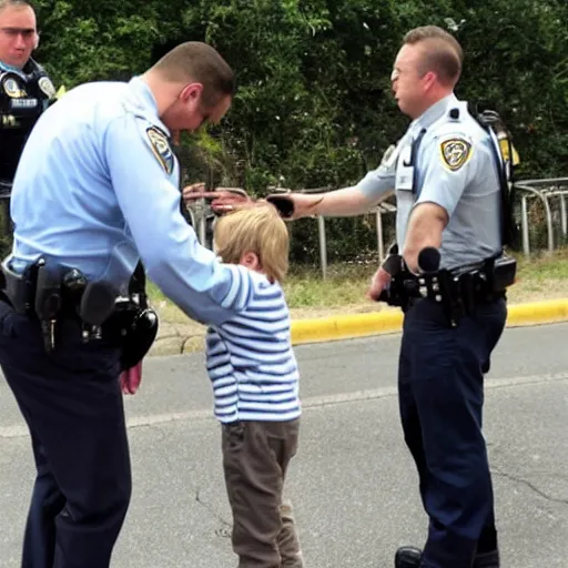 Prompt: matt gatez being arrested for child endangerment