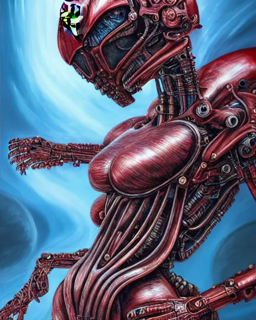 Image similar to fleshmetal cyborg ferrari, by antonio j. manzanedo, giger, alex grey, android jones, wayne barlowe, philippe druillet, raymond swanland, cyril rolando, josephine wall, harumi hironaka, trending on artstation