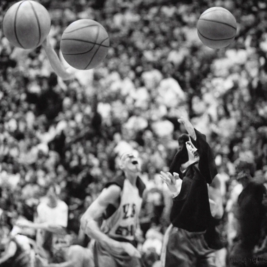 Image similar to portrait of nosferatu playing alone basketball at the nba, 1 2 0 mm lens,