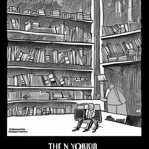 Image similar to the funniest New Yorker cartoon