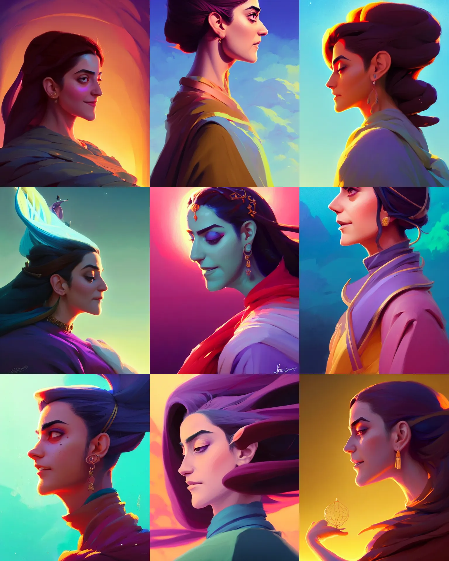 side-profile-painted-portrait-maya-ali-as-a-stable-diffusion-openart