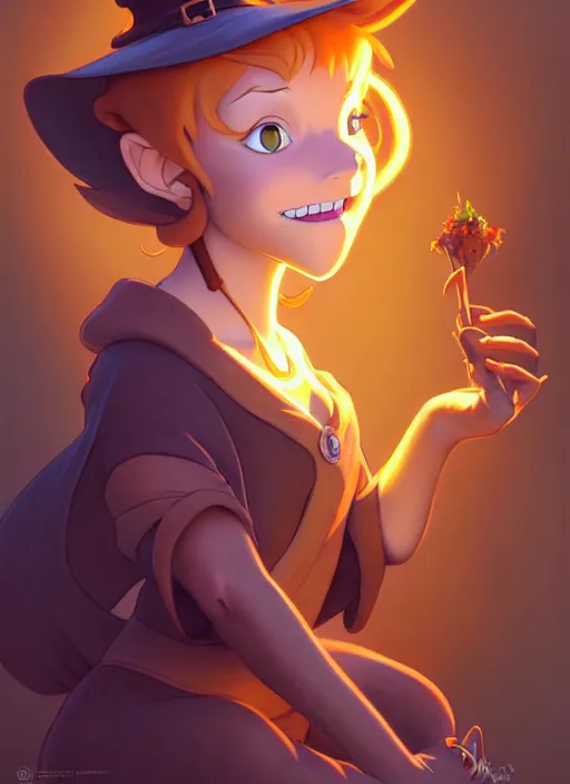 Image similar to cute witch mongoose, natural lighting, path traced, highly detailed, high quality, digital painting, by don bluth and ross tran and studio ghibli and alphonse mucha, artgerm