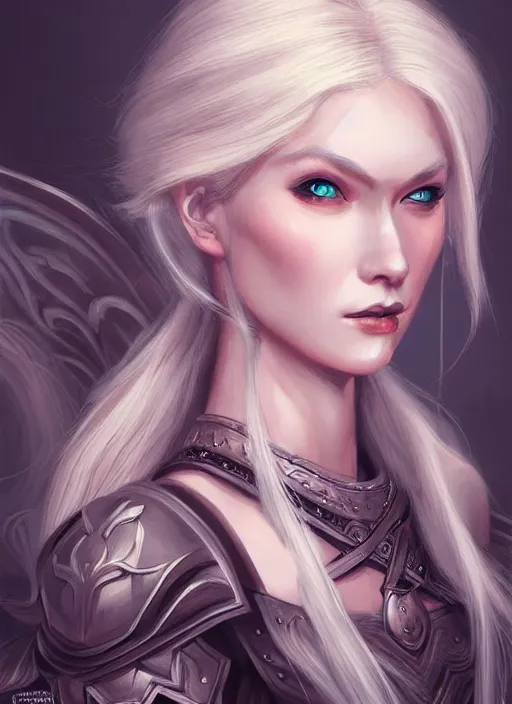 Image similar to blonde combat fairy venizian era, dark fantasy, extremely detailed, sharp focus, portrait, smooth, digital illustration, by rossdraws, frank franzzeta