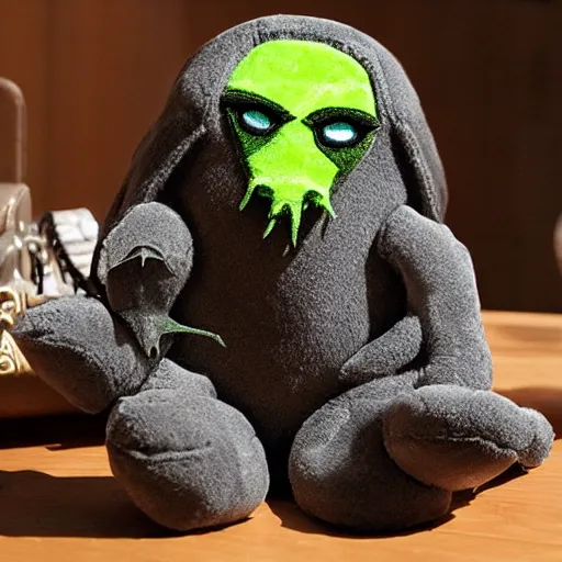 Image similar to cthulu plush toy