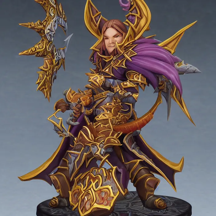 Image similar to nozdormu, an world of warcraft portrait of nozdormu, figurine, detailed