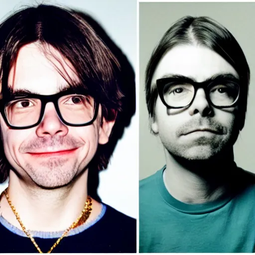 Image similar to rivers cuomo and kurt cobain are the same person