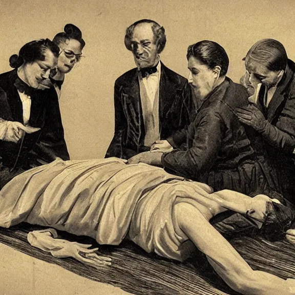 Image similar to the post-mortem technique