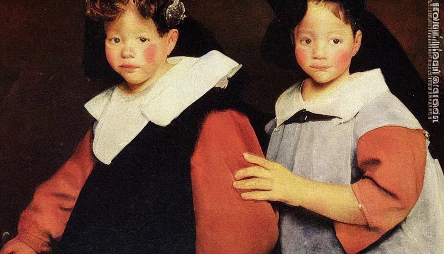 Image similar to painting by diego velasquez, girl