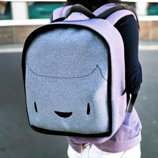 Image similar to a backpack that looks like a person