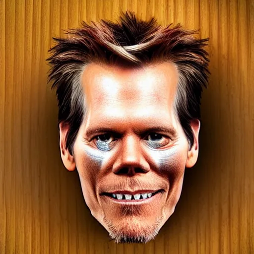 Image similar to kevin bacon face wrapped inside a cheeseburger