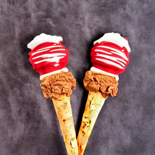 Prompt: freddy kruger sweetheart ice cream on a stick, realistic photography, high detailed