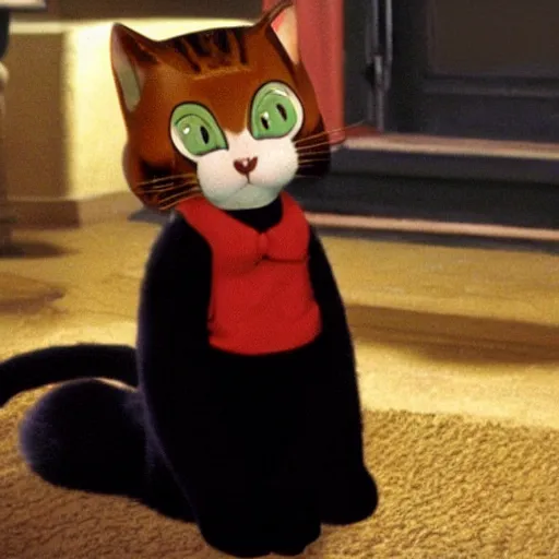 Prompt: salem the cat ( from sabrina the teenage witch )