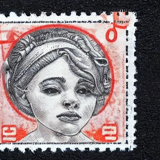 Image similar to one stamp, photorealistic, highly detailed