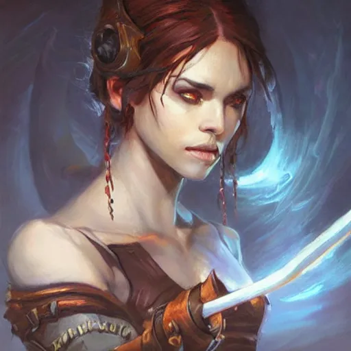 Image similar to dungeons & dragons character portrait by livia prima, wonderful, beautiful