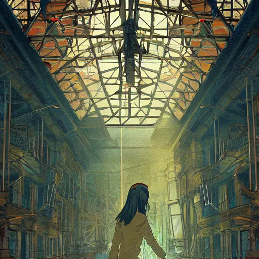 Prompt: a girl in chernobyl!!! disneyland castle!! silent hill!! wide angle, trending on artstation, art by greg rutkowsky and alphonse mucha